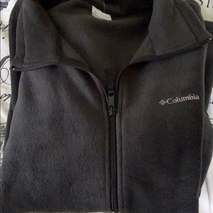 Columbia fleece jacket black size 2x